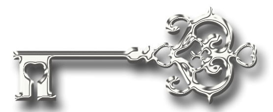 Scarlett W Black Vertical Silver Key