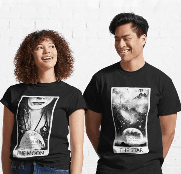 Tarot Card The Moon & the Star Classic T-shirt